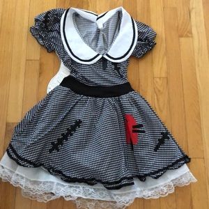 Halloween costume adult small broken doll dress